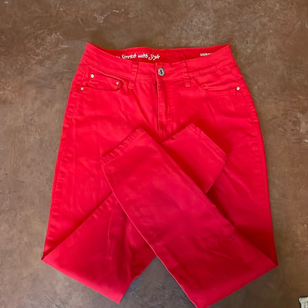 Signature Studios Red Jeggings